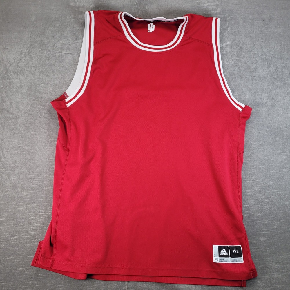 Adidas Indiana Hoosiers Basketball Jersey Tank Top Men's 3XL‎ Red